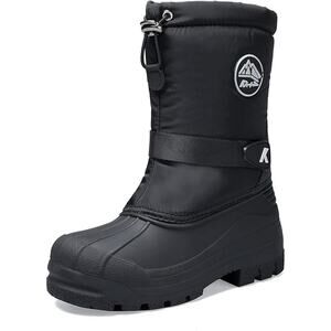 Kids Black Snow Boots - never worn